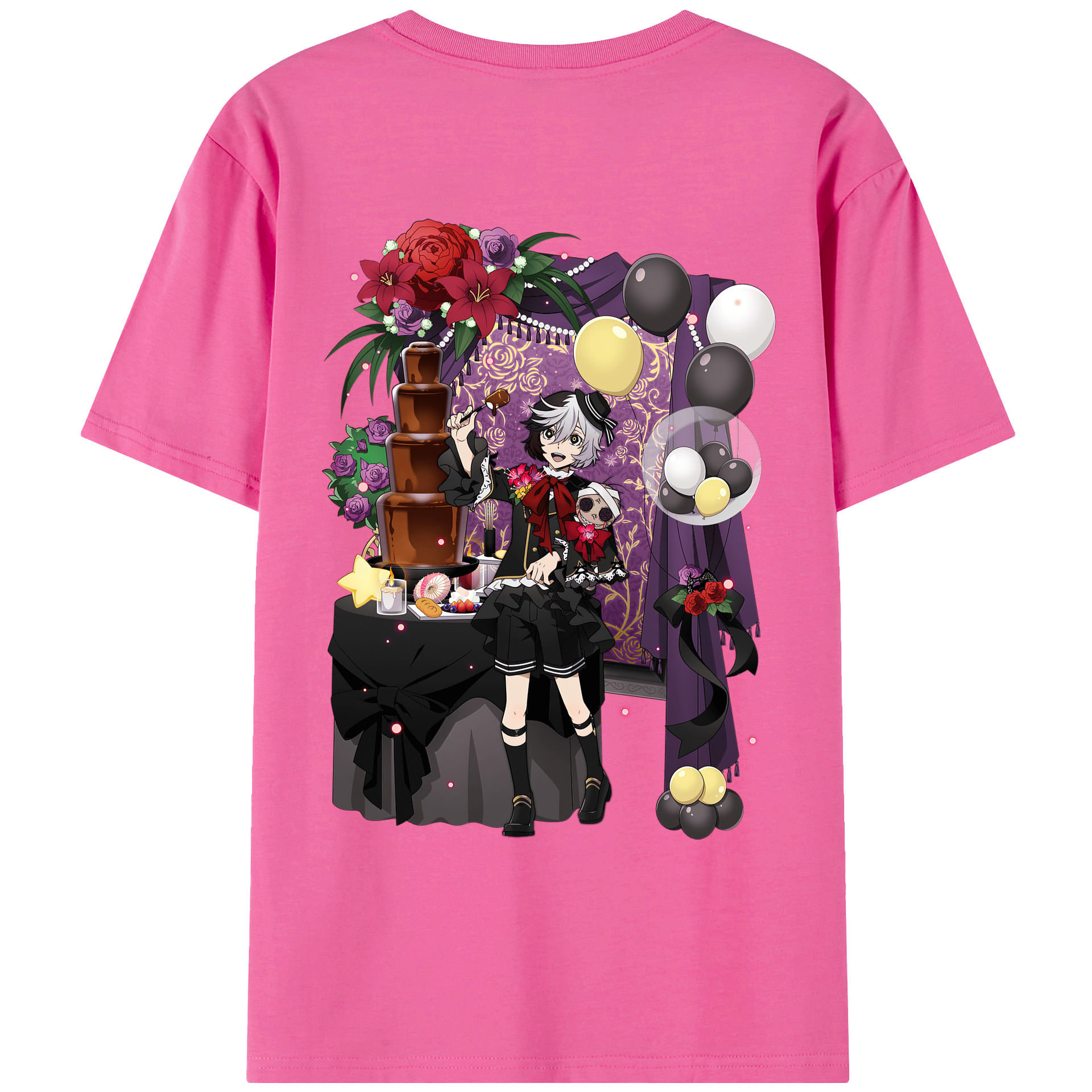 （画像用） 文豪ストレイドッグス Bungo Stray Dogs レディース半袖Tシャツ(バックプリント)